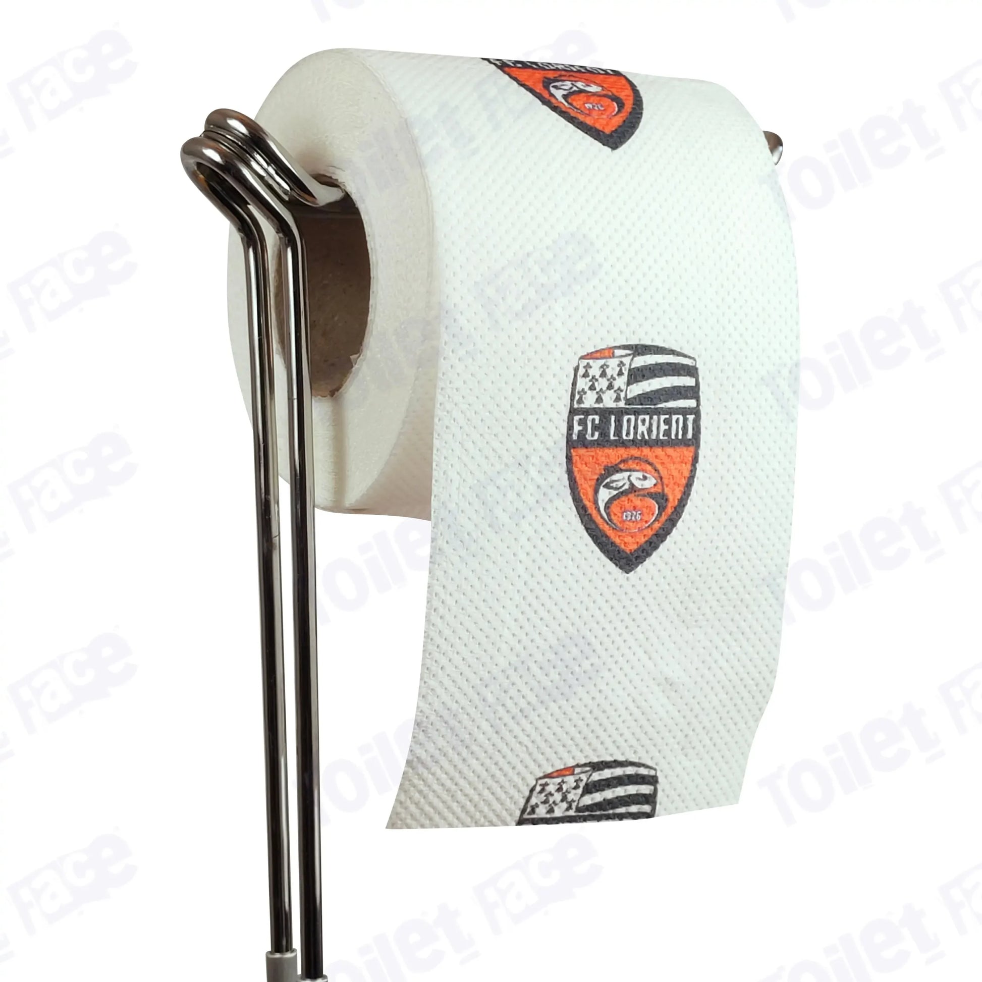 Lorient Novelty Toilet Paper Product Image On A Stand|Lorient Novelty Toilet Paper Product Image On It's Side|