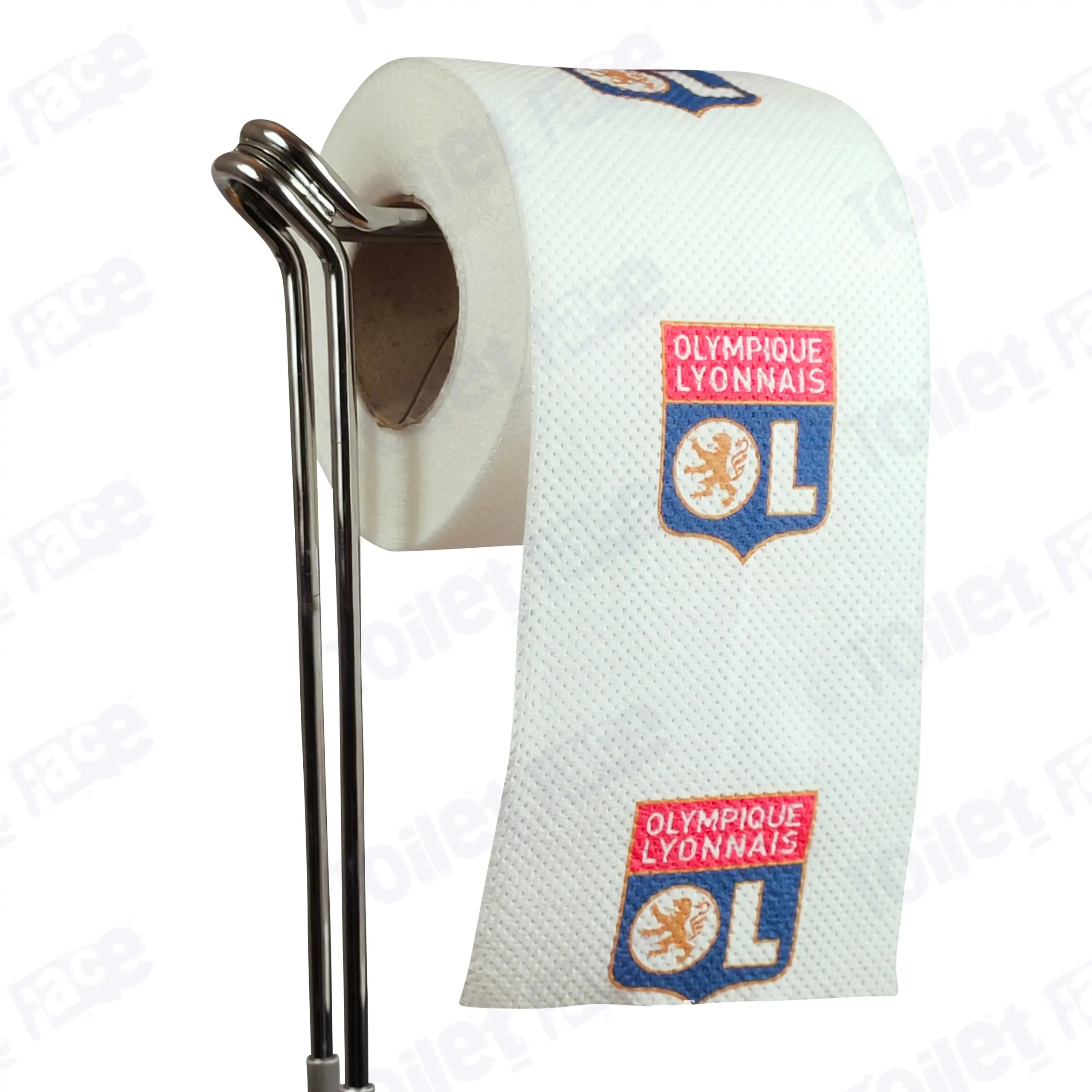 Lyon Novelty Toilet Paper Product Image On A Stand|Lyon Novelty Toilet Paper Product Image On It's Side|