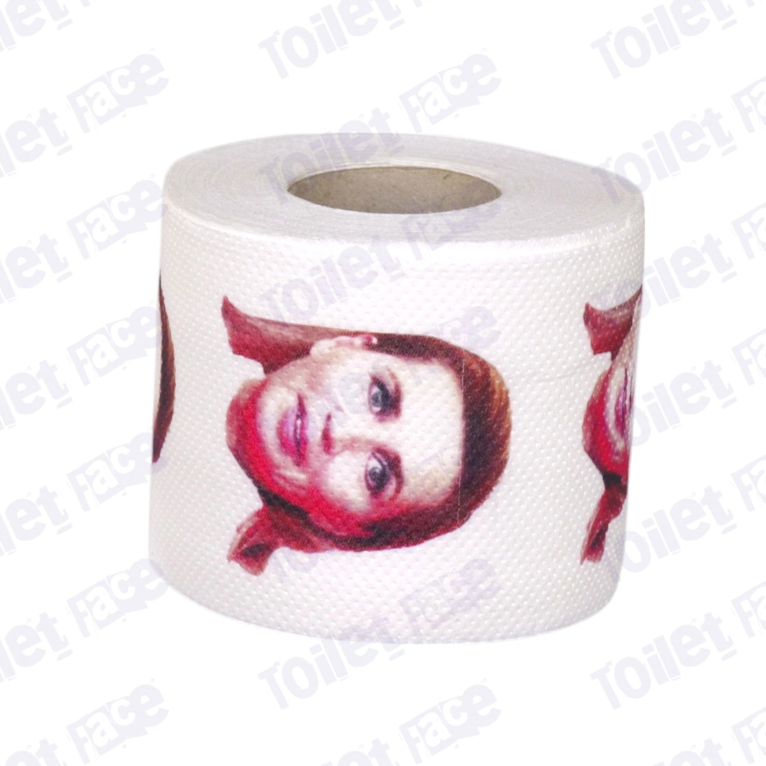 Mette Frederiksen Novelty Toilet Paper Product Image On It's Side