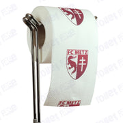 Metz Novelty Toilet Paper Product Image On A Stand|Metz Novelty Toilet Paper Product Image On It's Side|