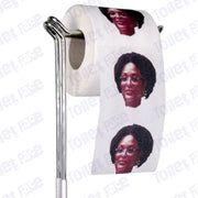 Mia Mottley Novelty Toilet Paper Product Image On A Stand