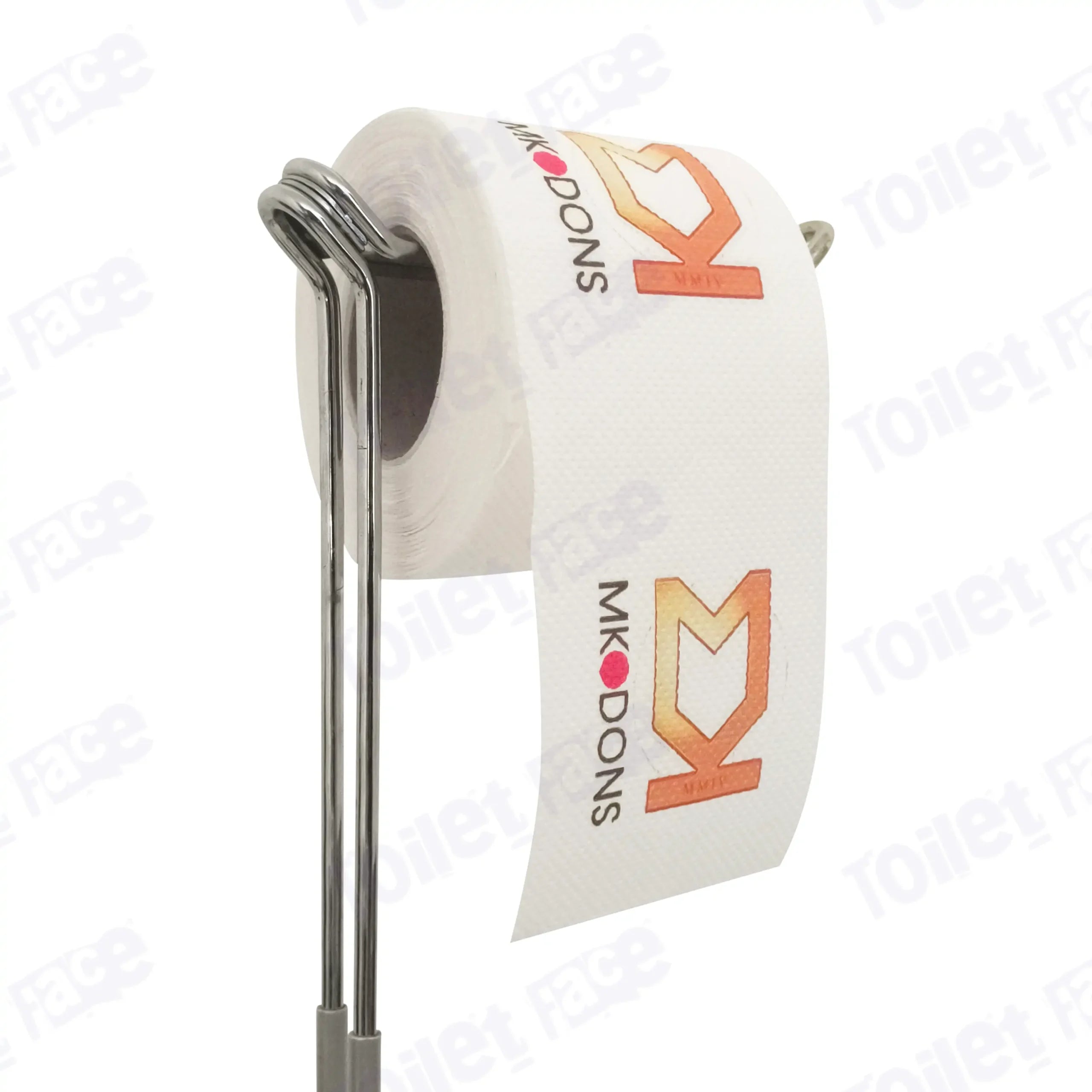 Milton Keynes Dons Novelty Toilet Paper Product Image On A Stand|Milton Keynes Dons Novelty Toilet Paper Product Image On It's Side|||||||||||||||||||||||