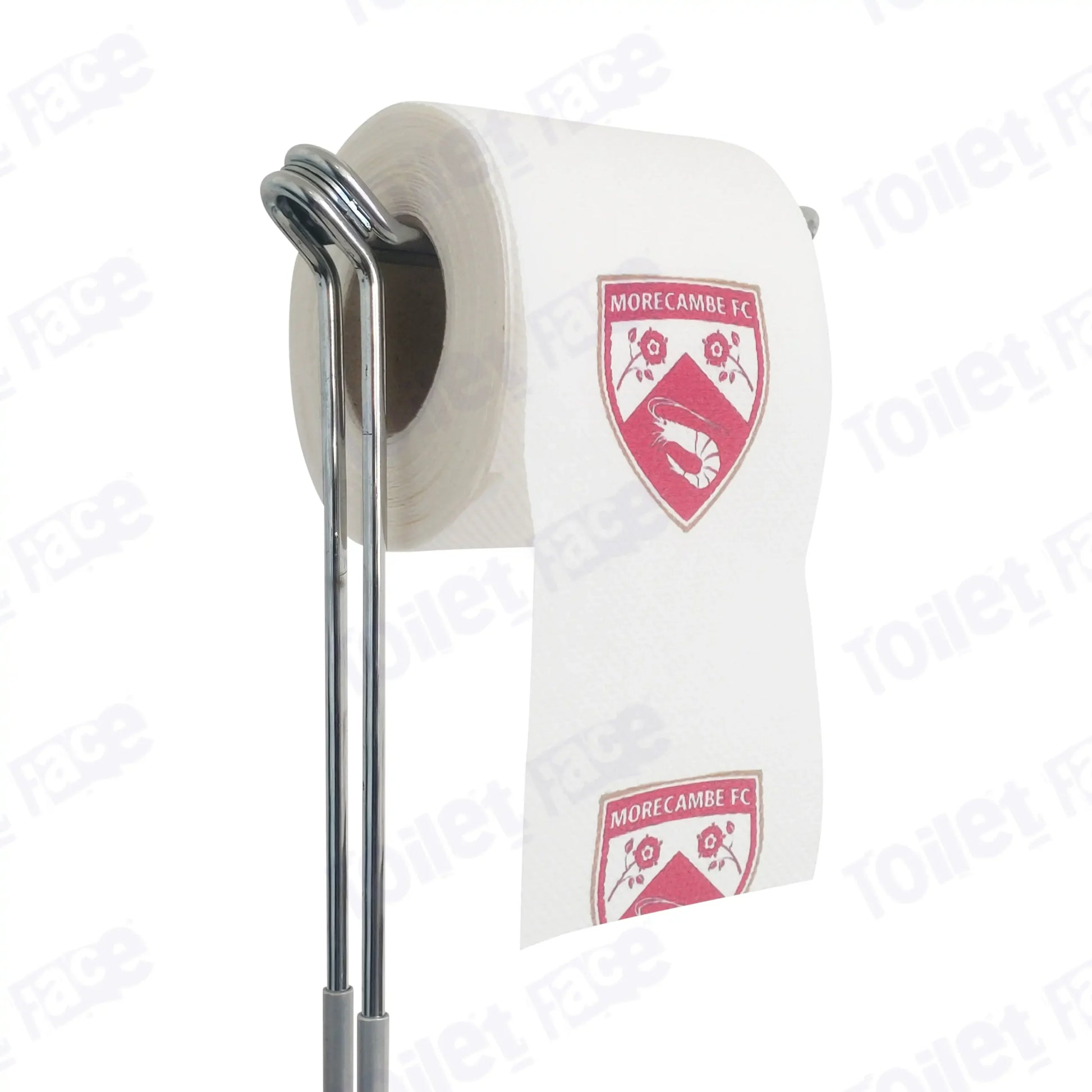 Morecambe Novelty Toilet Paper Product Image On A Stand|Morecambe Novelty Toilet Paper Product Image On It's Side|||||||||||||||||||||||