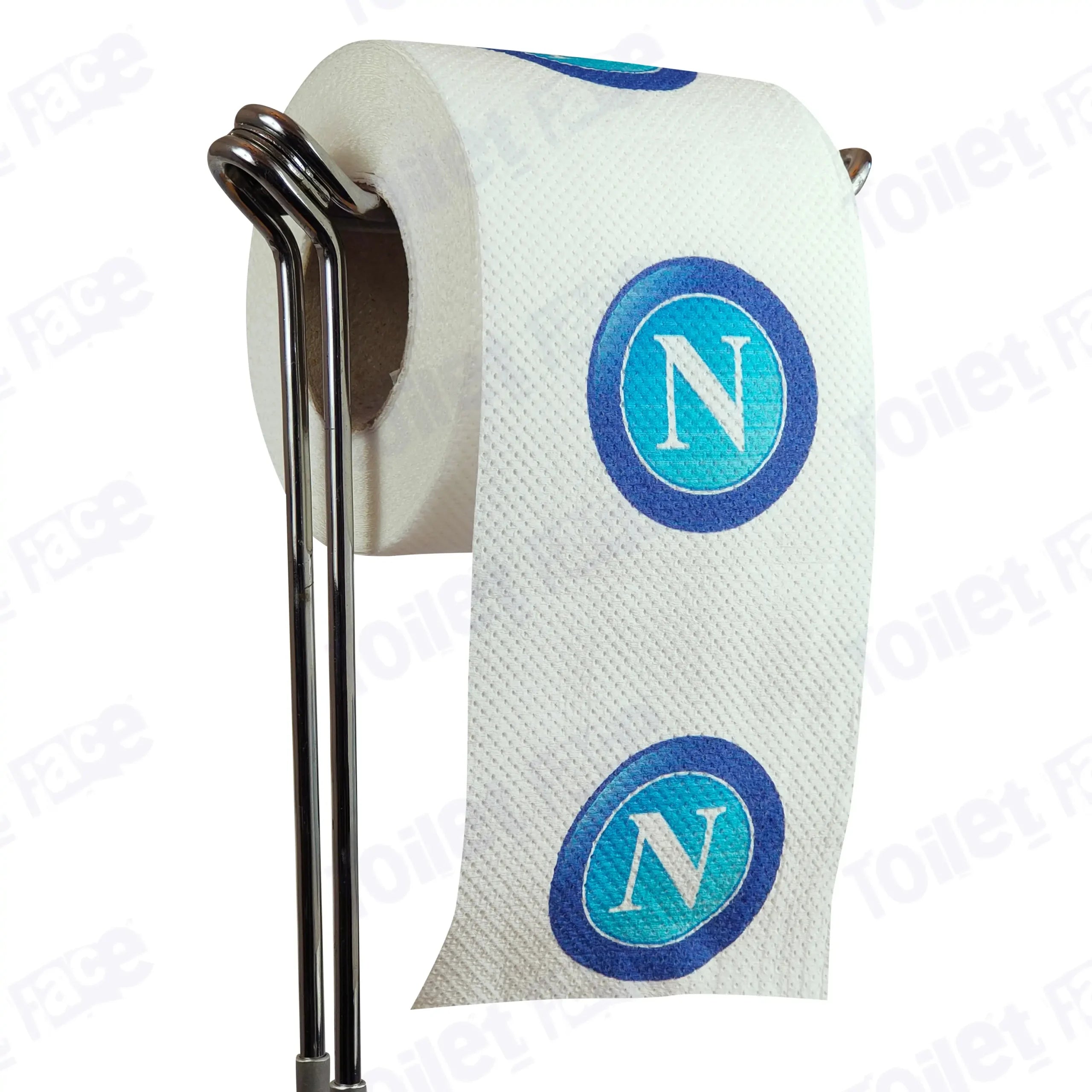 Napoli Novelty Toilet Paper Product Image On A Stand|Napoli Novelty Toilet Paper Product Image On It's Side|||||||||||||||