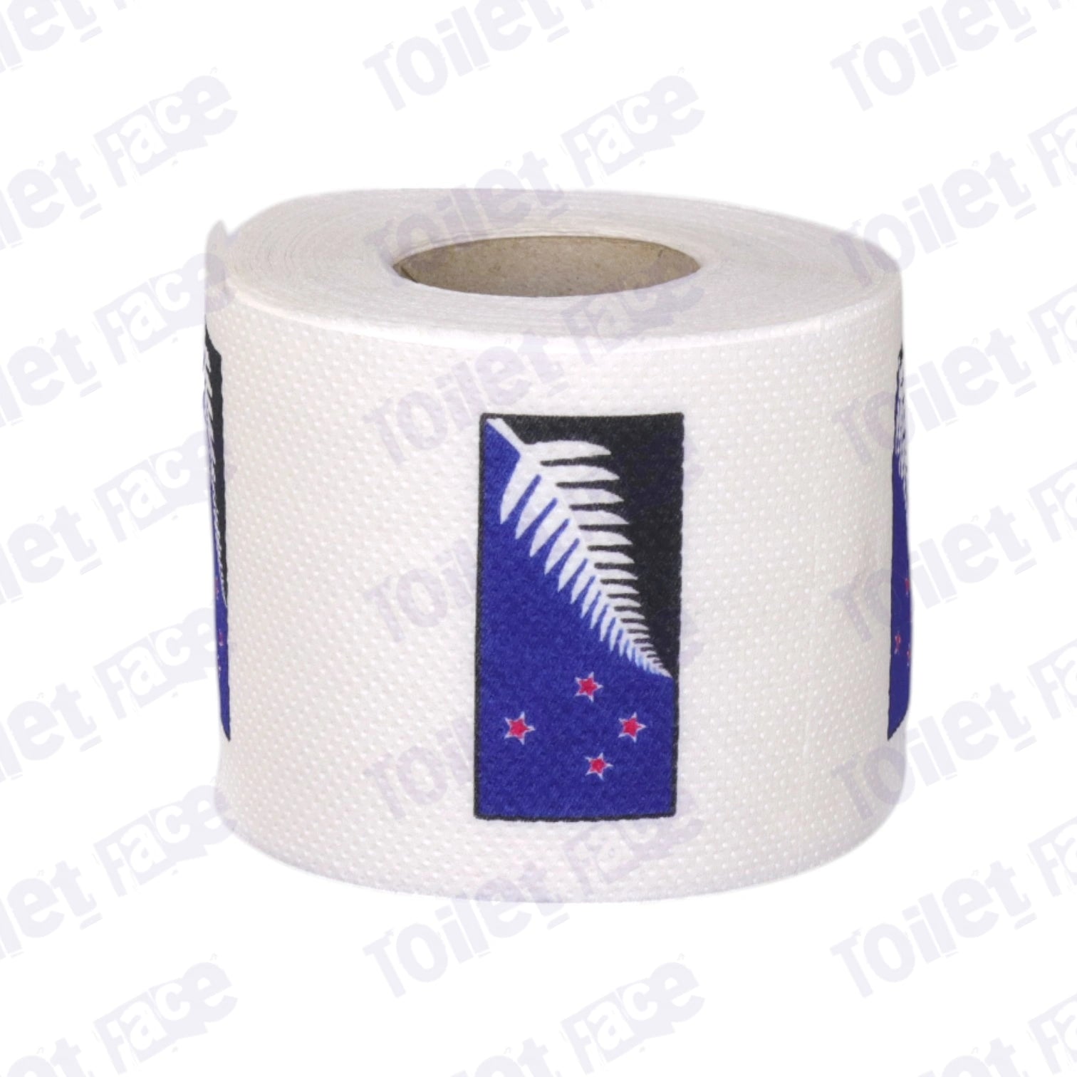 new zealand flag printed on novelty toilet paper roll