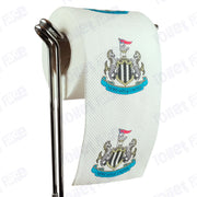 Newcastle United Novelty Toilet Paper Product Image On A Stand|Newcastle United Novelty Toilet Paper Product Image On It's Side|||||||||||||||