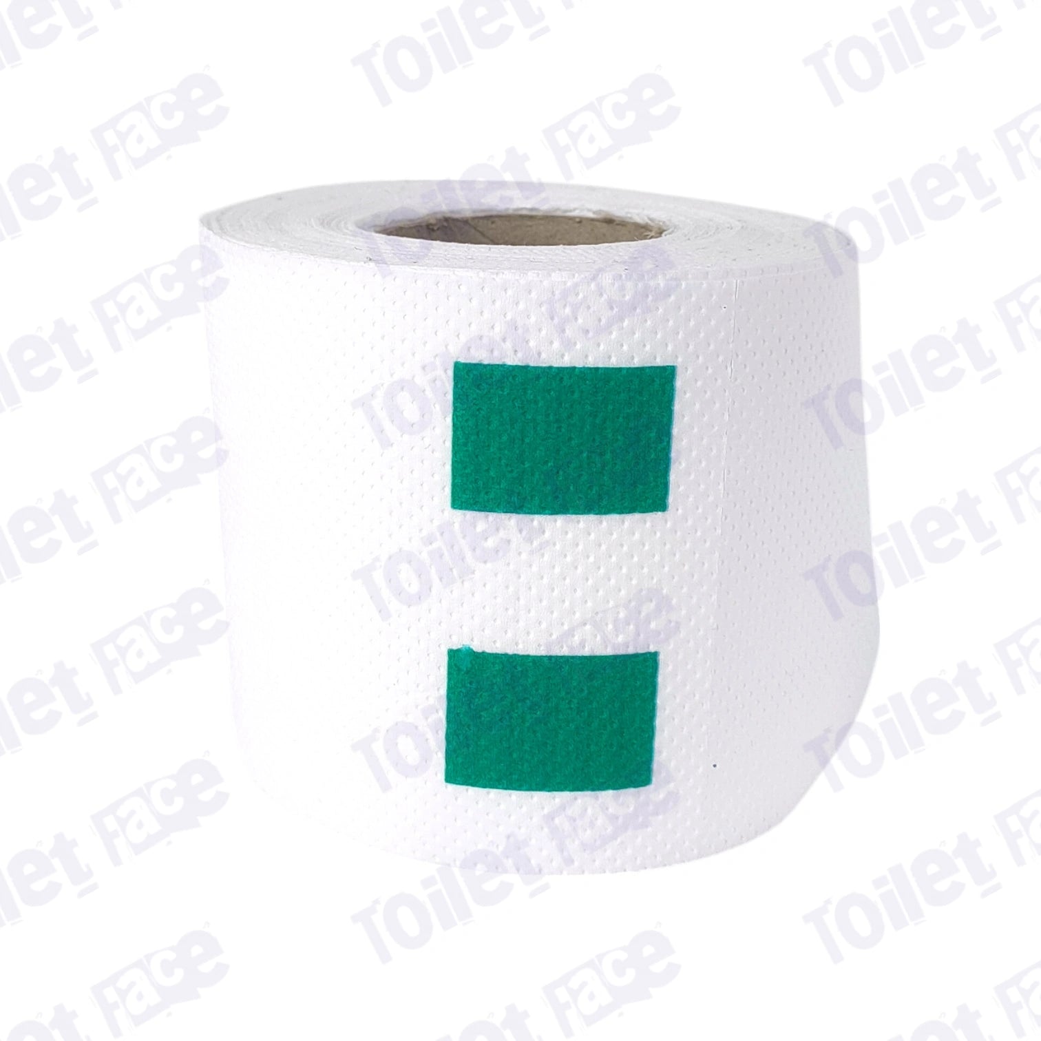 nigeria flag printed on novelty toilet paper roll
