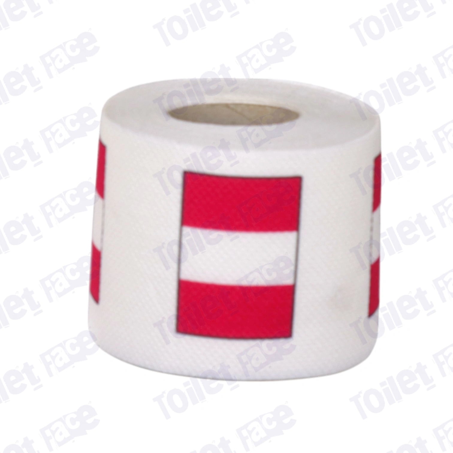 peru flag printed on novelty toilet paper roll