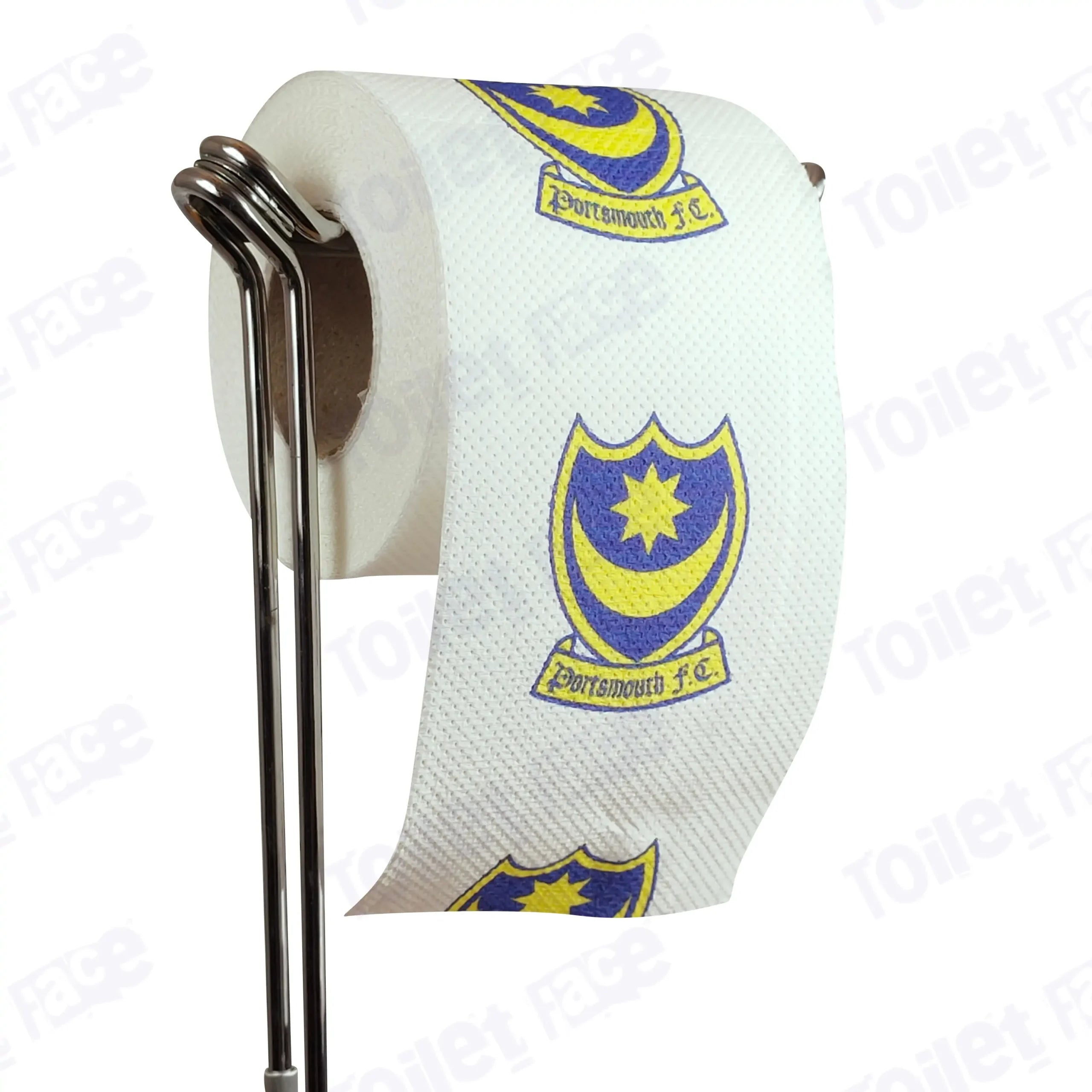 Portsmouth Novelty Toilet Paper Product Image On A Stand|Portsmouth Novelty Toilet Paper Product Image On It's Side|||||||||||||||