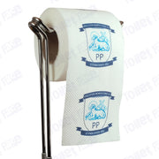 Preston North End Novelty Toilet Paper Product Image On A Stand|Preston North End Novelty Toilet Paper Product Image On It's Side|||||||||||||||