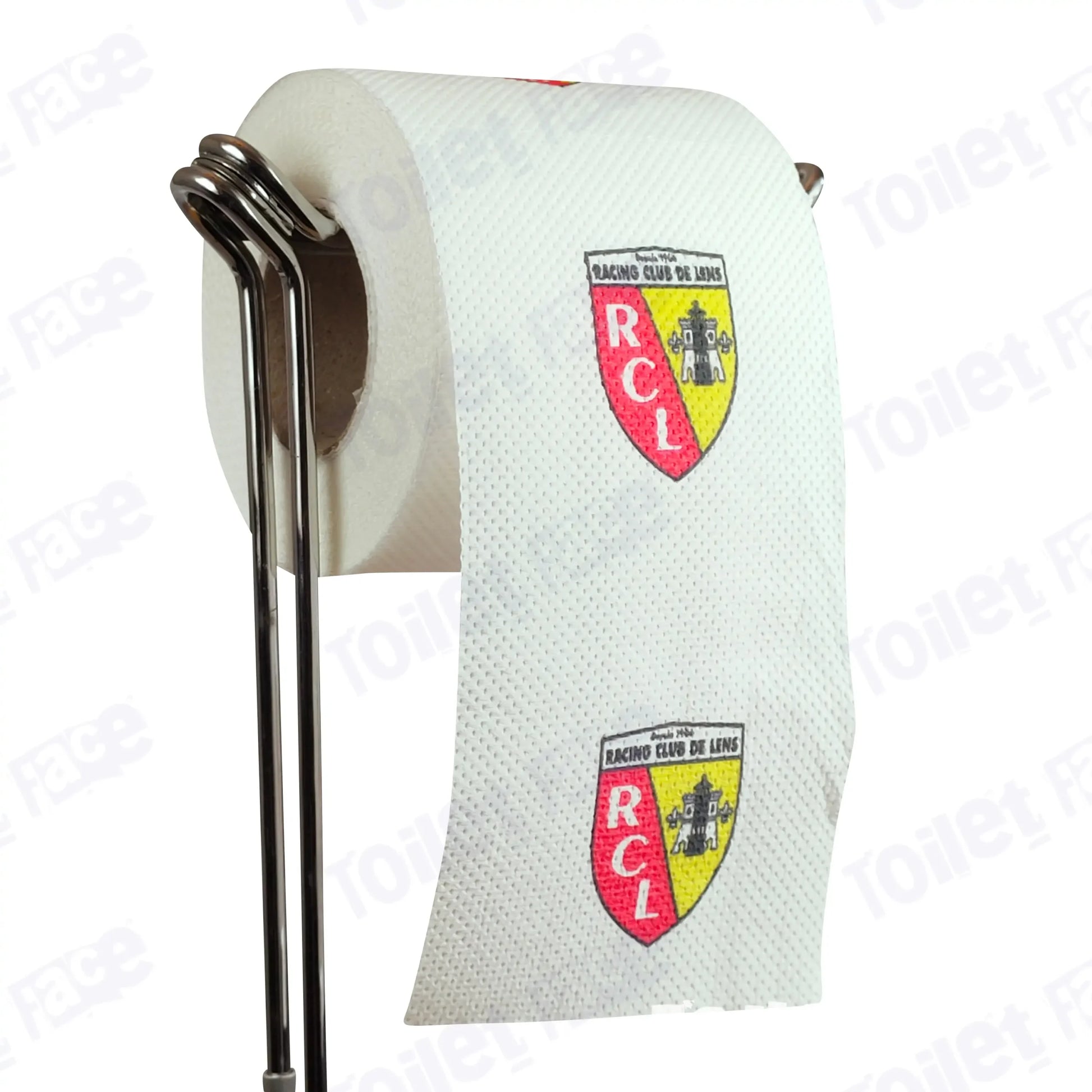 RC Lens Novelty Toilet Paper Product Image On A Stand|RC Lens Novelty Toilet Paper Product Image On It's Side|