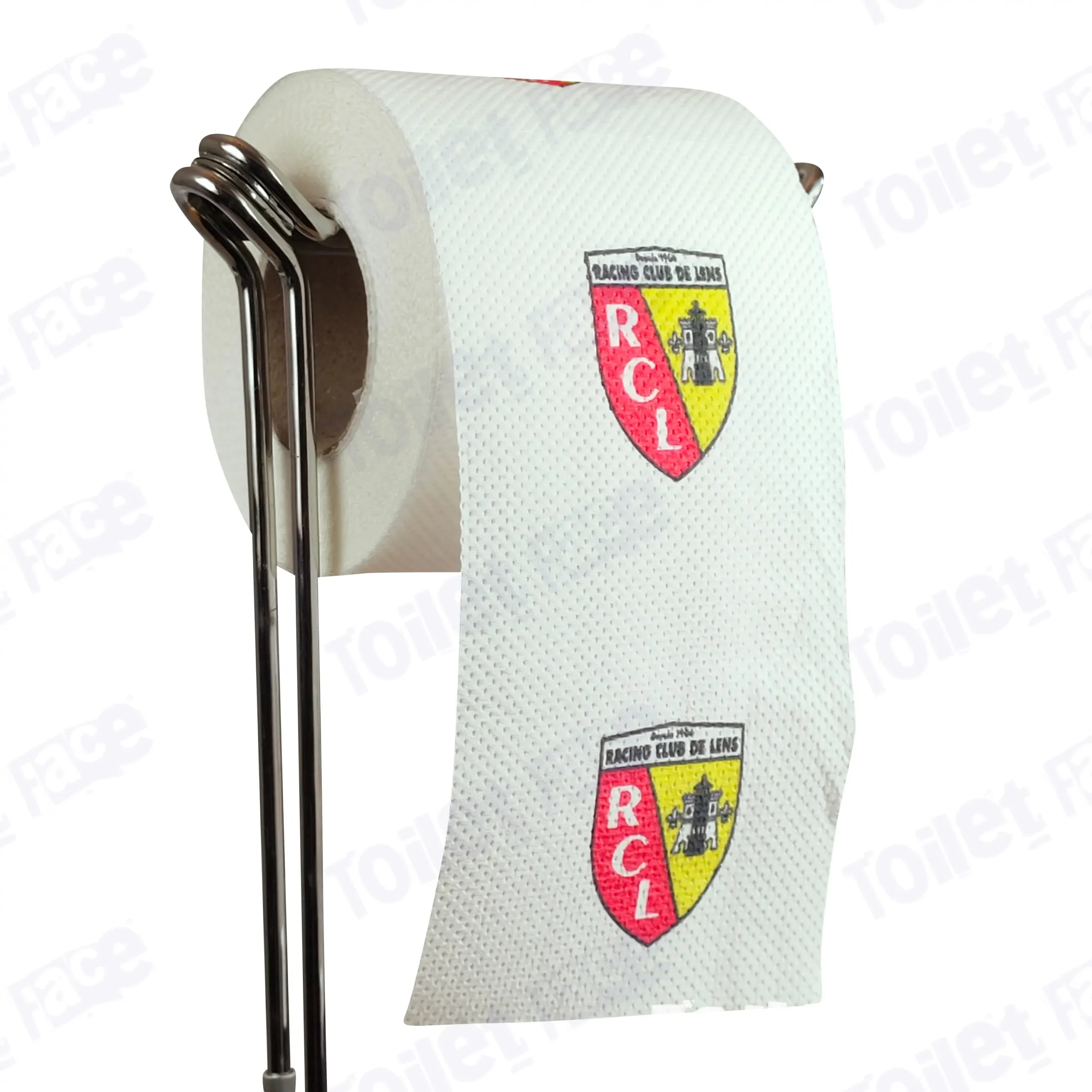 RC Lens Novelty Toilet Paper Product Image On A Stand|RC Lens Novelty Toilet Paper Product Image On It's Side|