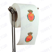 Real Mallorca Novelty Toilet Paper Product Image On A Stand|Real Mallorca Novelty Toilet Paper Product Image On It's Side|||||||||||||||