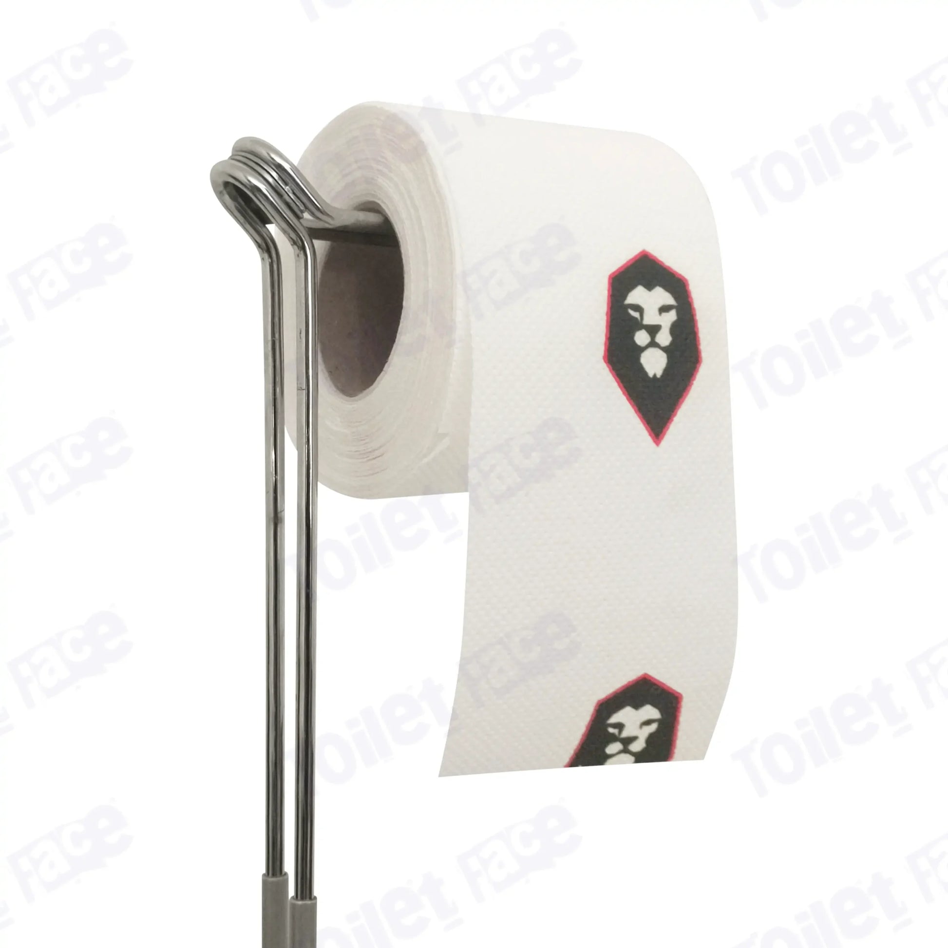 Salford City Novelty Toilet Paper Product Image On A Stand|Salford City Novelty Toilet Paper Product Image On It's Side|||||||||||||||||||||||