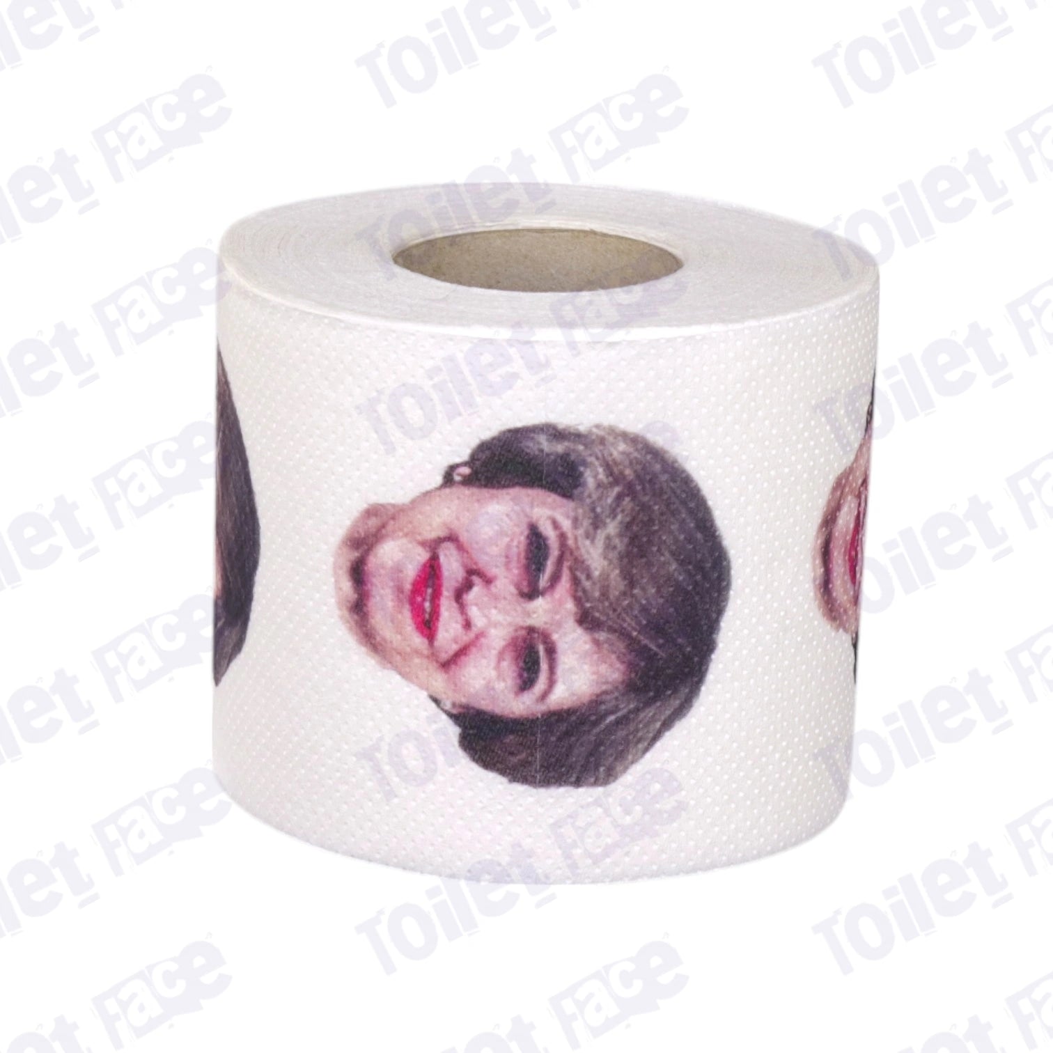 Theresa May Novelty Toilet Paper Product Image On It's Side