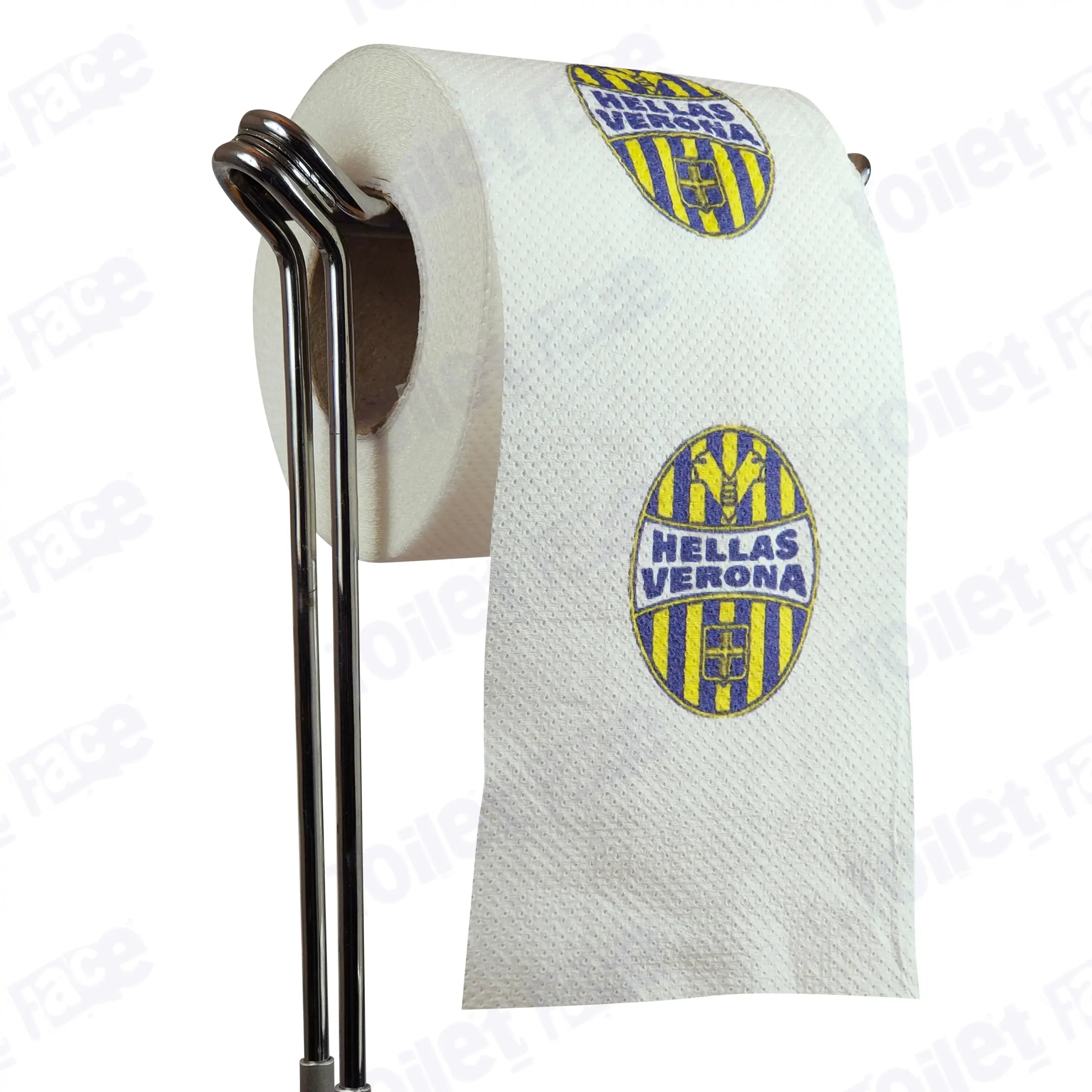 Verona Novelty Toilet Paper Product Image On A Stand|Verona Novelty Toilet Paper Product Image On It's Side|||||||||||||||