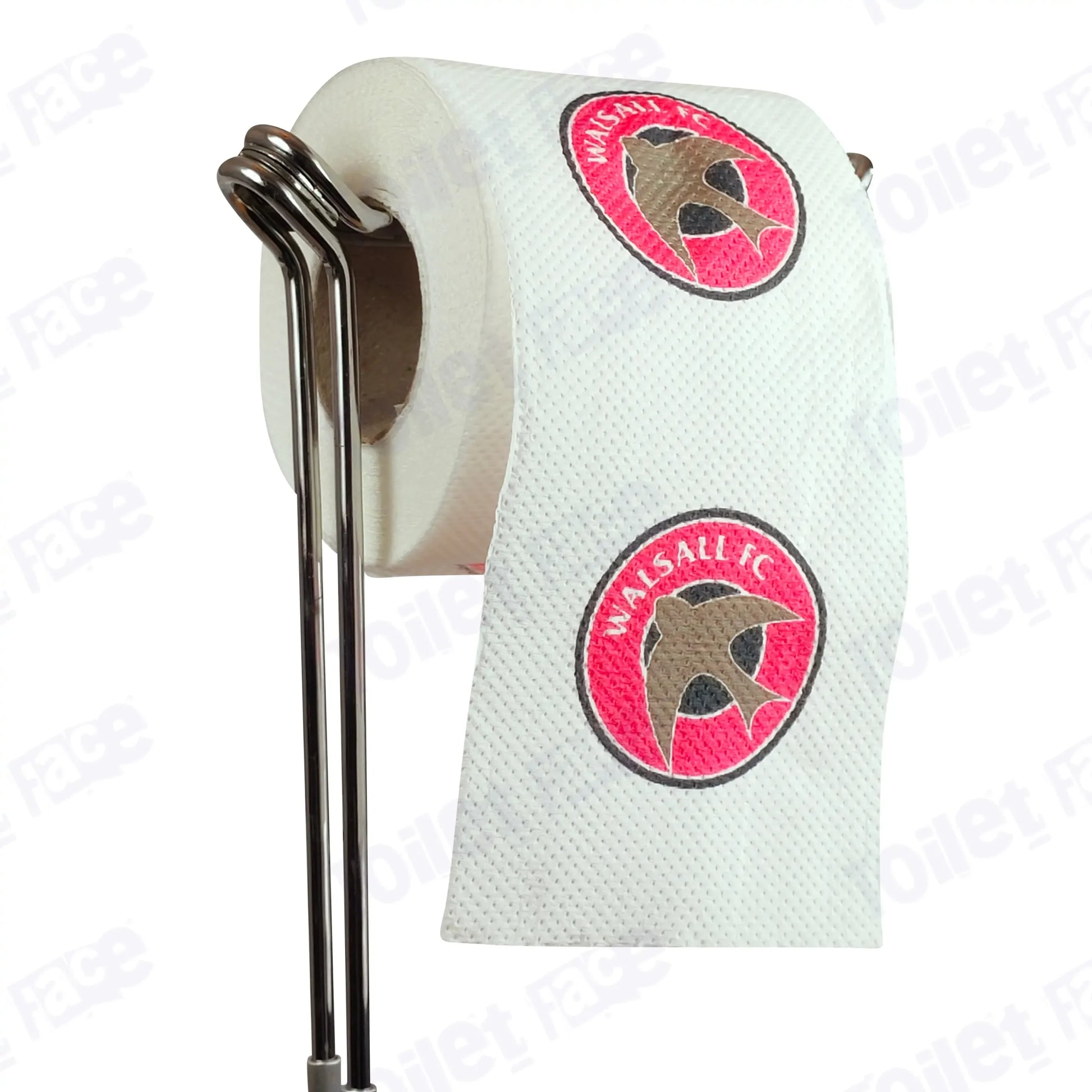 Walsall Novelty Toilet Paper Product Image On A Stand|Walsall Novelty Toilet Paper Product Image On It's Side|||||||||||||||
