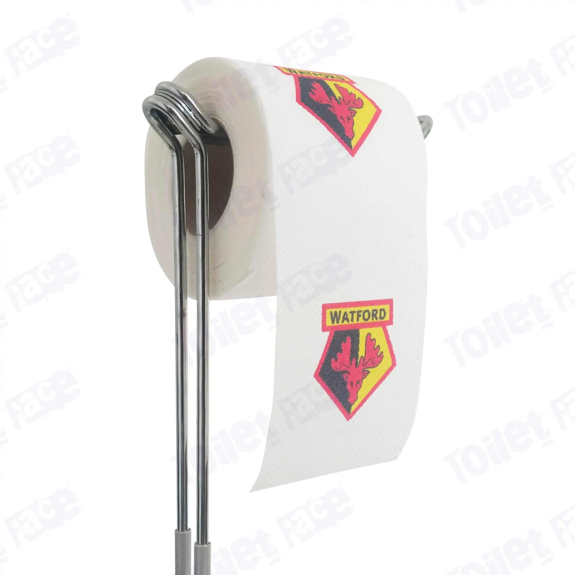 Watford Novelty Toilet Paper Product Image On A Stand|Watford Novelty Toilet Paper Product Image On It's Side|||||||||||||||||||||||
