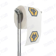 Wolverhampton Wanderers Novelty Toilet Paper Product Image On A Stand|Wolverhampton Wanderers Novelty Toilet Paper Product Image On It's Side|||||||||||||||||||||||