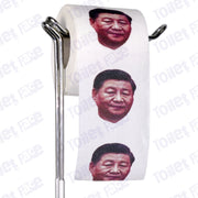 Xi Jinping Novelty Toilet Paper Product Image On A Stand