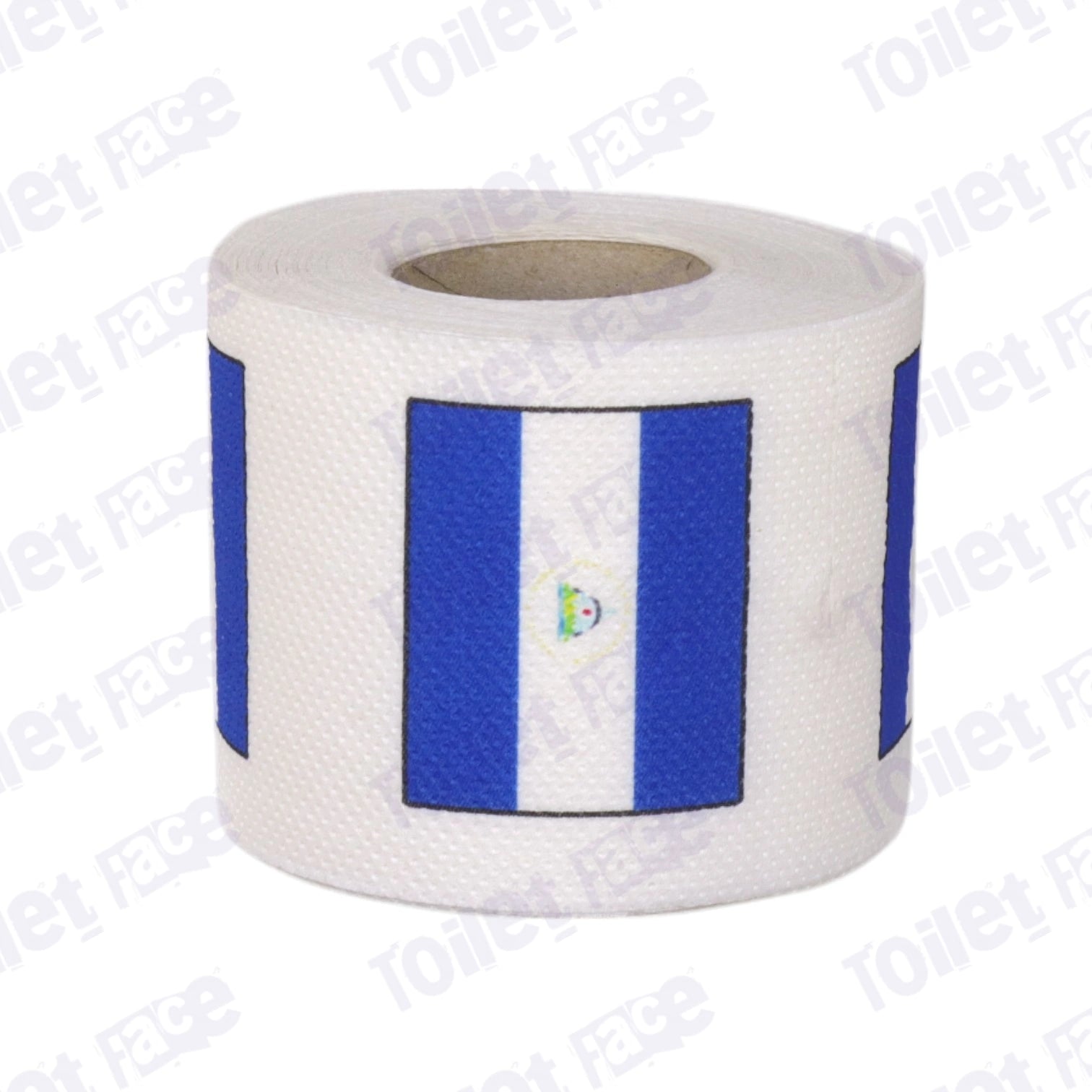 el salvador flag printed on novelty toilet paper roll